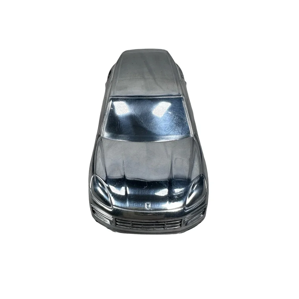 Porsche Cayenne Turbo Limited Edition Model Silver Metal Paperweight Desktop SUV